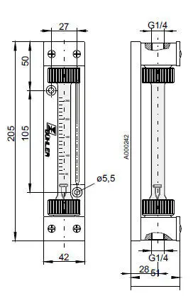 Variable-area flow meter SM-6  Bühler Technologies product image 4