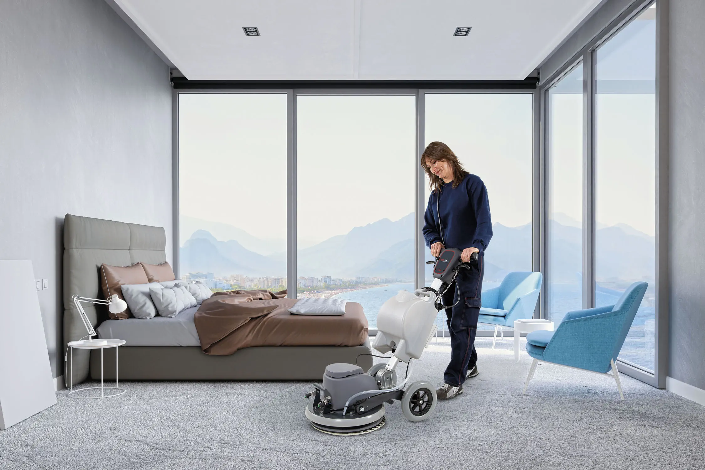 Walk-behind floor burnisher CM43 Orbital Comac spa product image 1