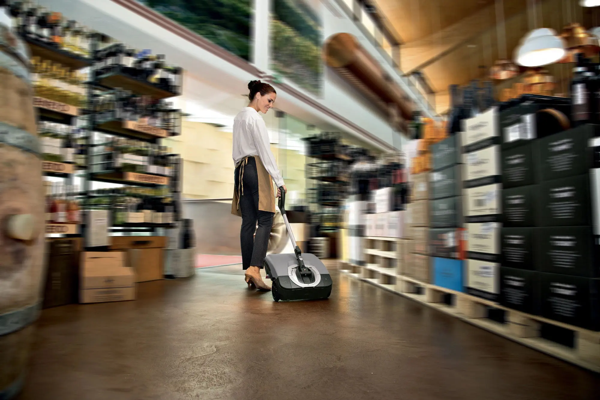 Walk-behind scrubber-dryer Igea Comac spa product image 3