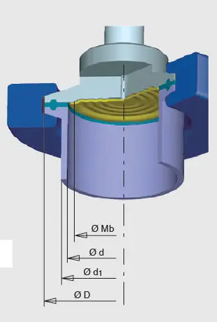 Diaphragm seal with threaded connection 990.22, 990.52 series KRIJON ltd product image 5