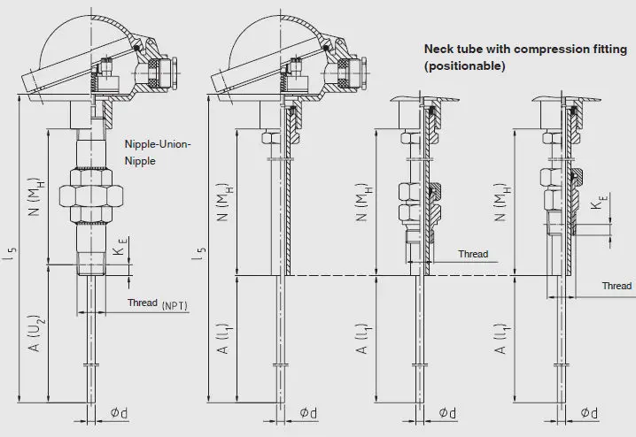 Pt100 thermometer TR10-B KRIJON ltd product image 5