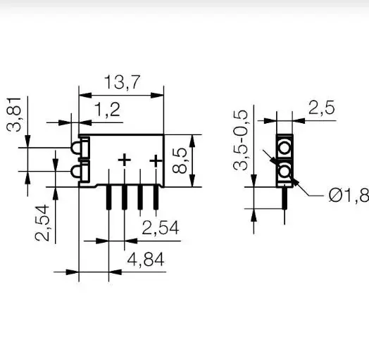 Miniature LED DBI013 Series Signal-Construct GMBH product image 1